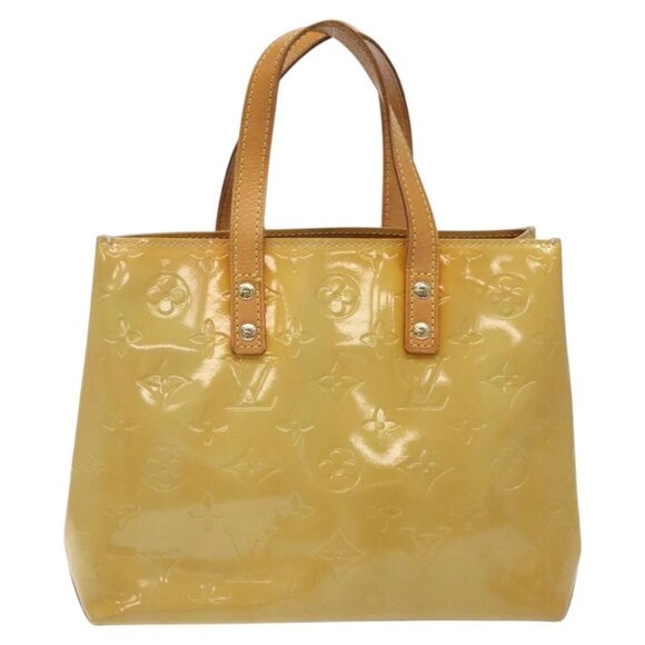 LOUIS VUITTON Monogram Vernis Reade PM Hand Bag Beige - Picture 10 of 16